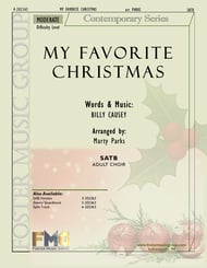 My Favorite Christmas SATB choral sheet music cover Thumbnail